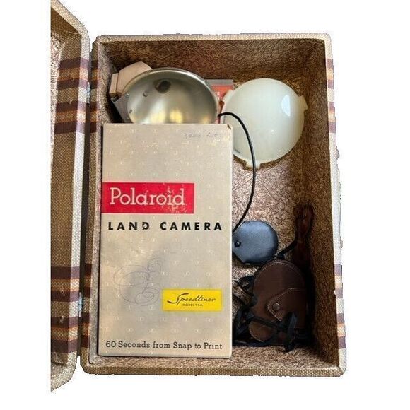 1954 Polaroid‎ Speedliner Land Camera Model 95A, With Accessories - Picture 1 of 16